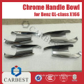 High Quality New ABS Chrome Door Handle Bowl Cover for Benz GL Class X166